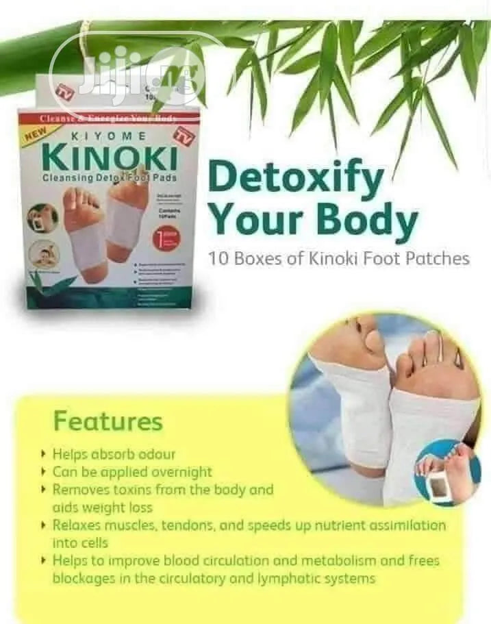 Detox Foot Pads Kiyome Kinoki | Pain-Free Cleansing Pads for Toxin Removal