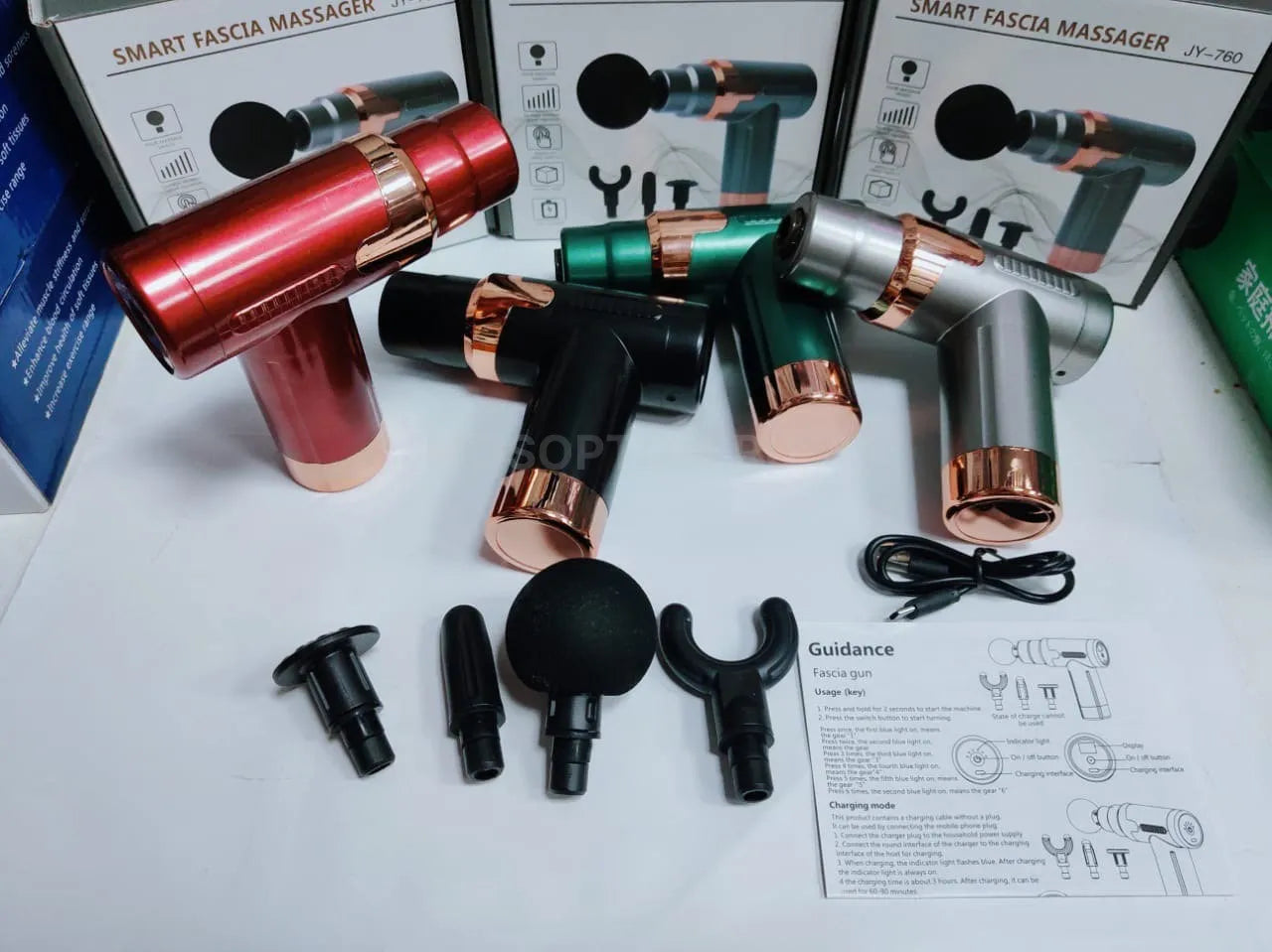 Smart Fascia Gun Massager JY-760