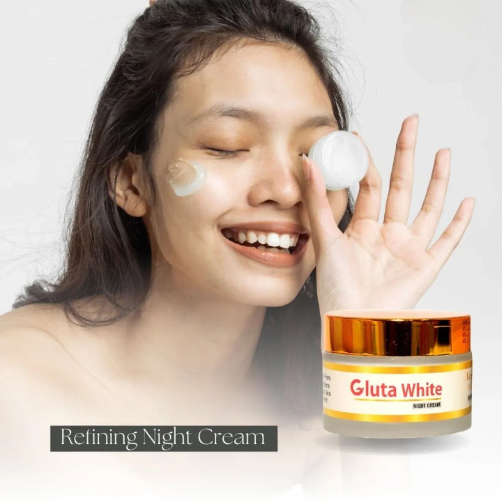 Gluta White Night Cream – Wake Up to Brighter Skin