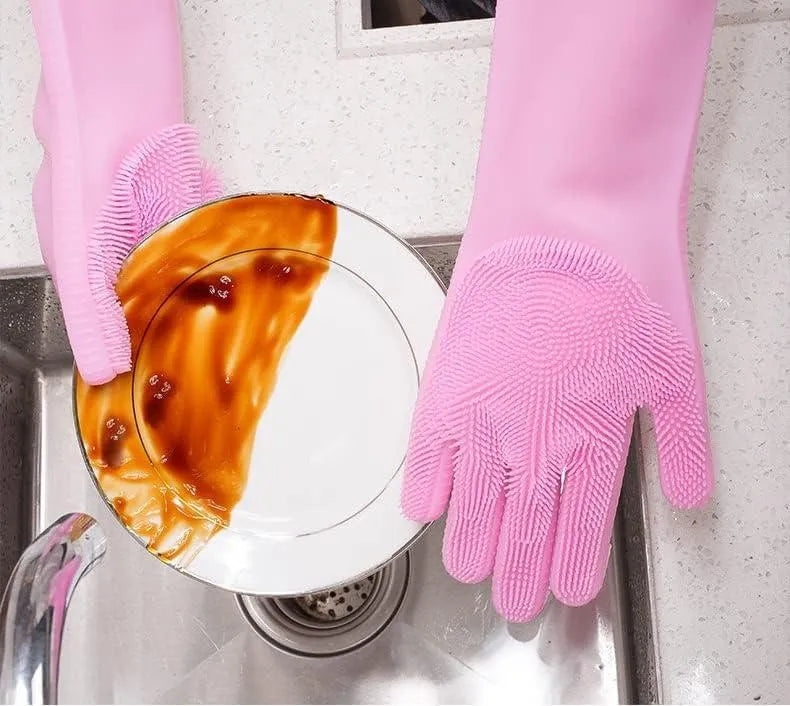 Silicone Dish Washing Gloves
