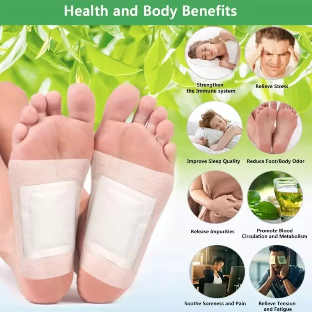 Detox Foot Pads Kiyome Kinoki | Pain-Free Cleansing Pads for Toxin Removal