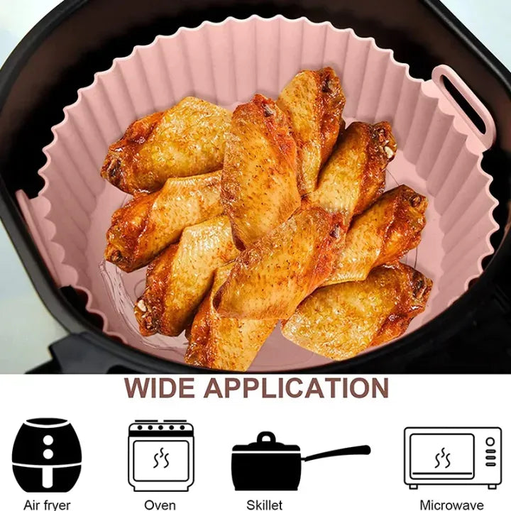 Air Fryer Silicone Liner | Reusable | Non-Stick Food Grade