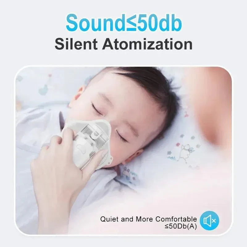 Compact Inhaler Nebulizer Machine For Kids And Adults
